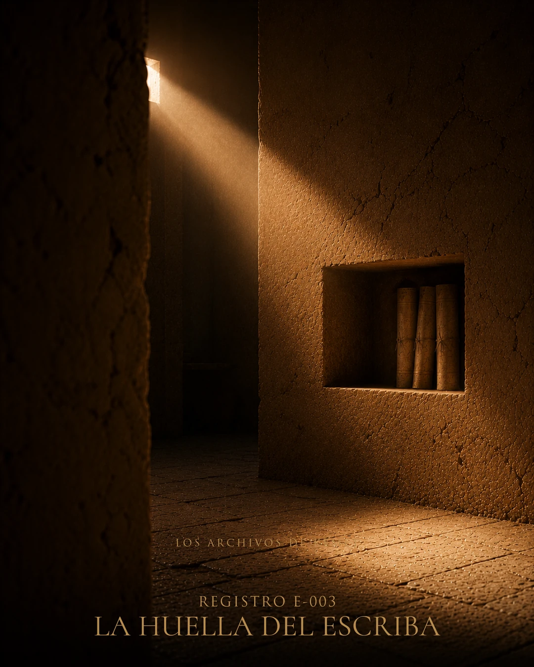 Visual cover of record E-003, The Scribe's Mark.